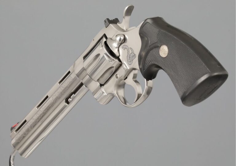 Colt Custom Shop Limited Edition Silver Snake Python Revolver - Revivaler