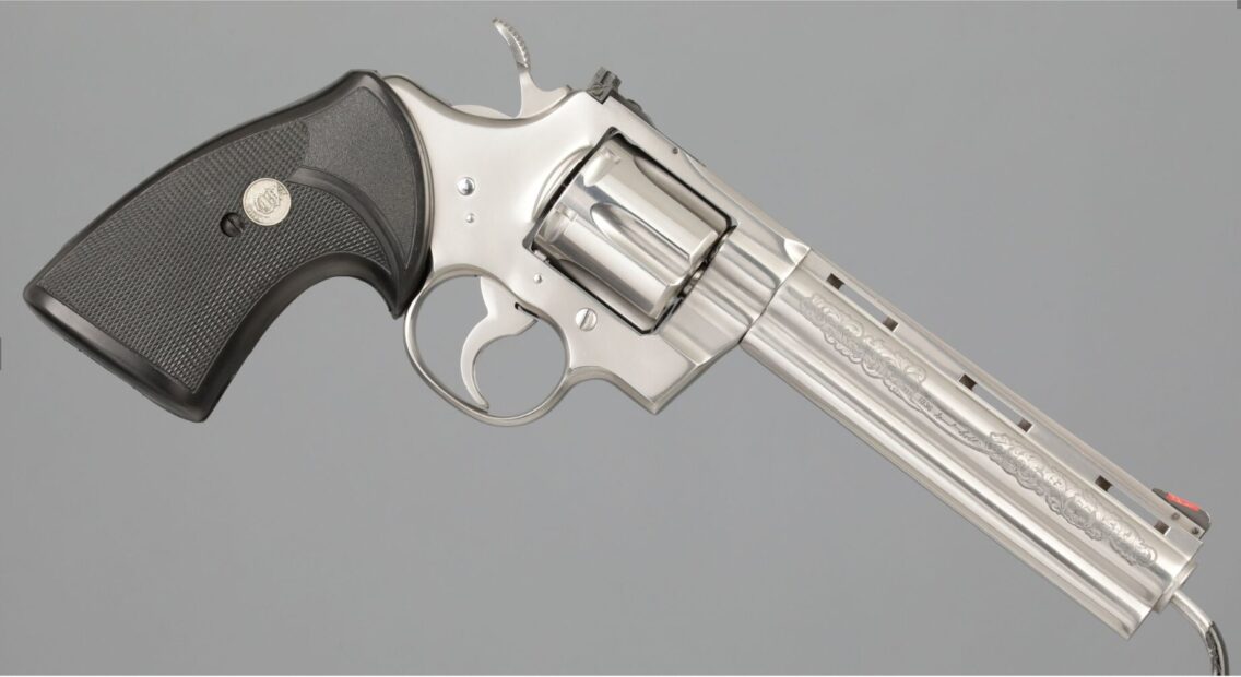 Colt Custom Shop Limited Edition Silver Snake Python Revolver - Revivaler