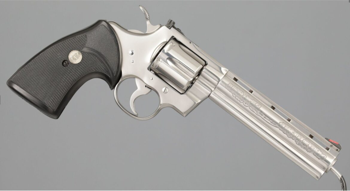 Colt Custom Shop Limited Edition Silver Snake Python Revolver - Revivaler