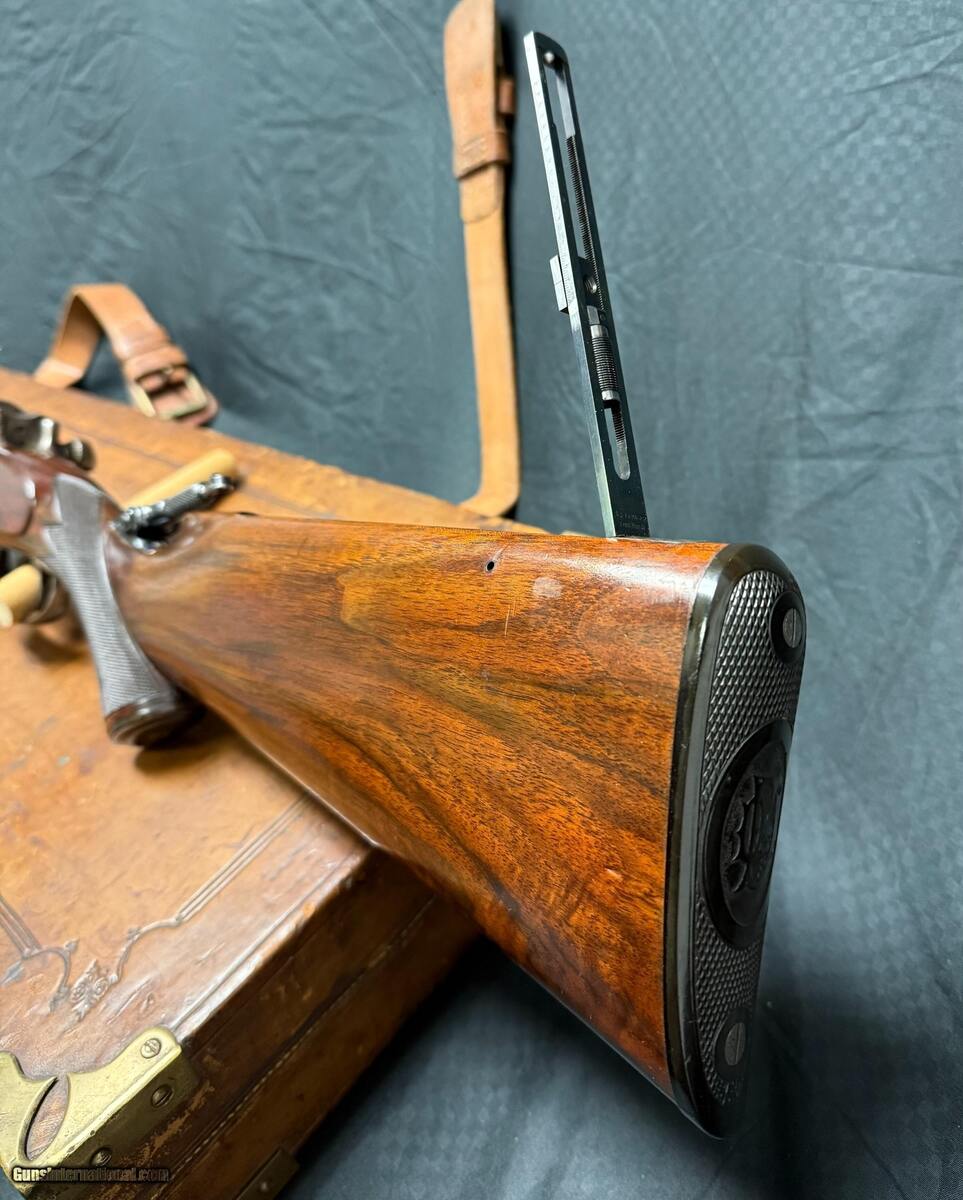 D and J Fraser Falling Block antique target rifle