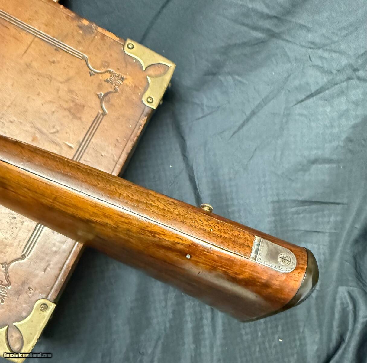 D and J Fraser Falling Block antique target rifle