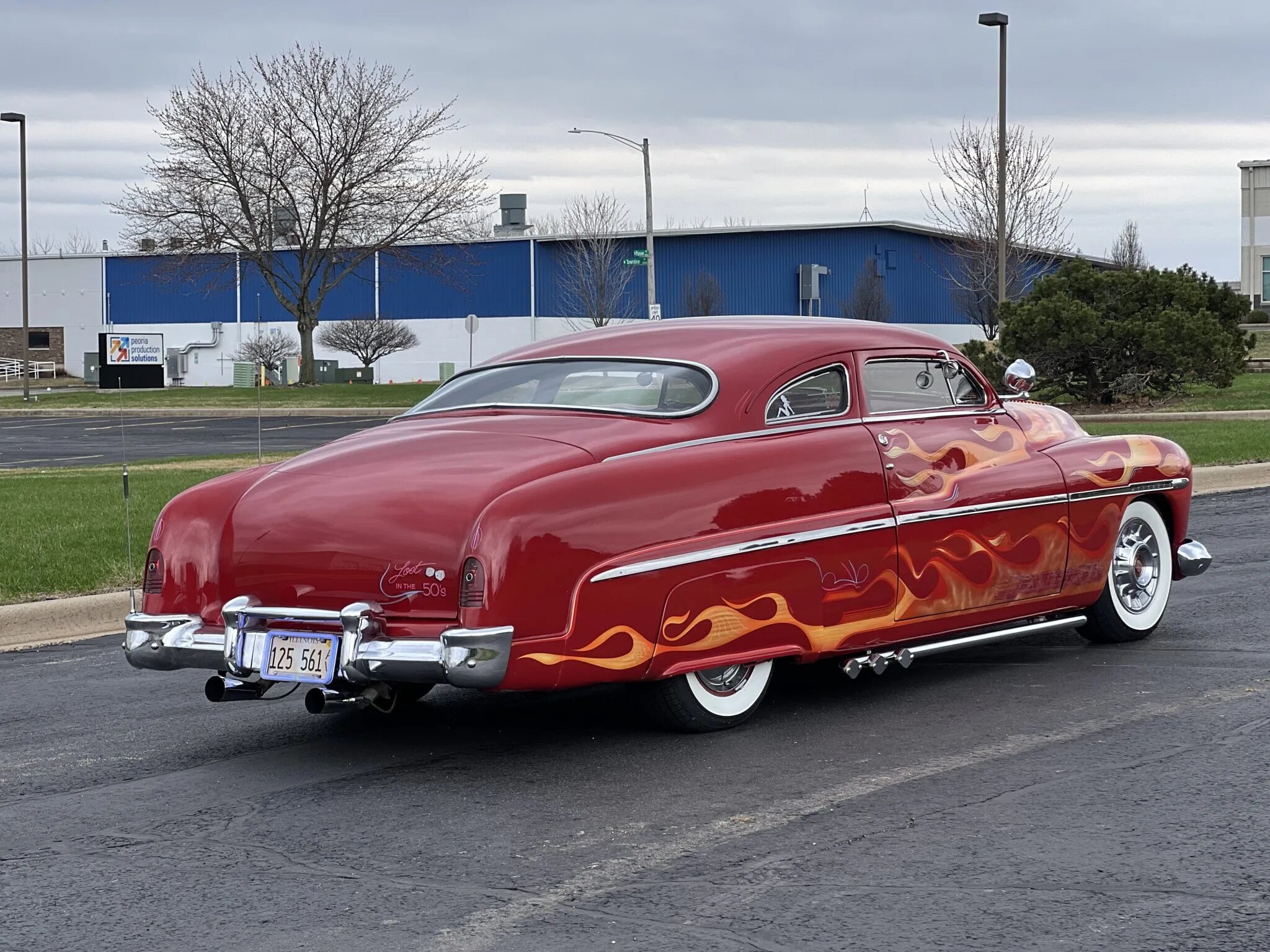 Mercury Eight Lead Sled custom chop top hot rod