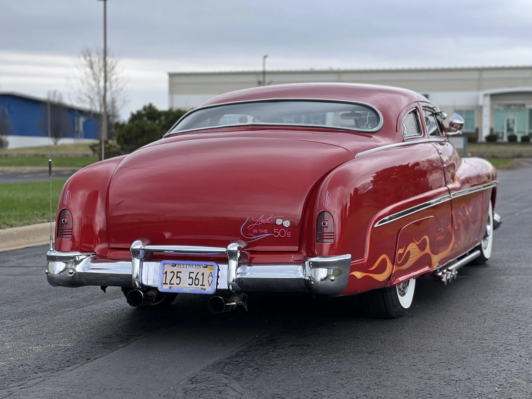Mercury Eight Lead Sled custom chop top hot rod