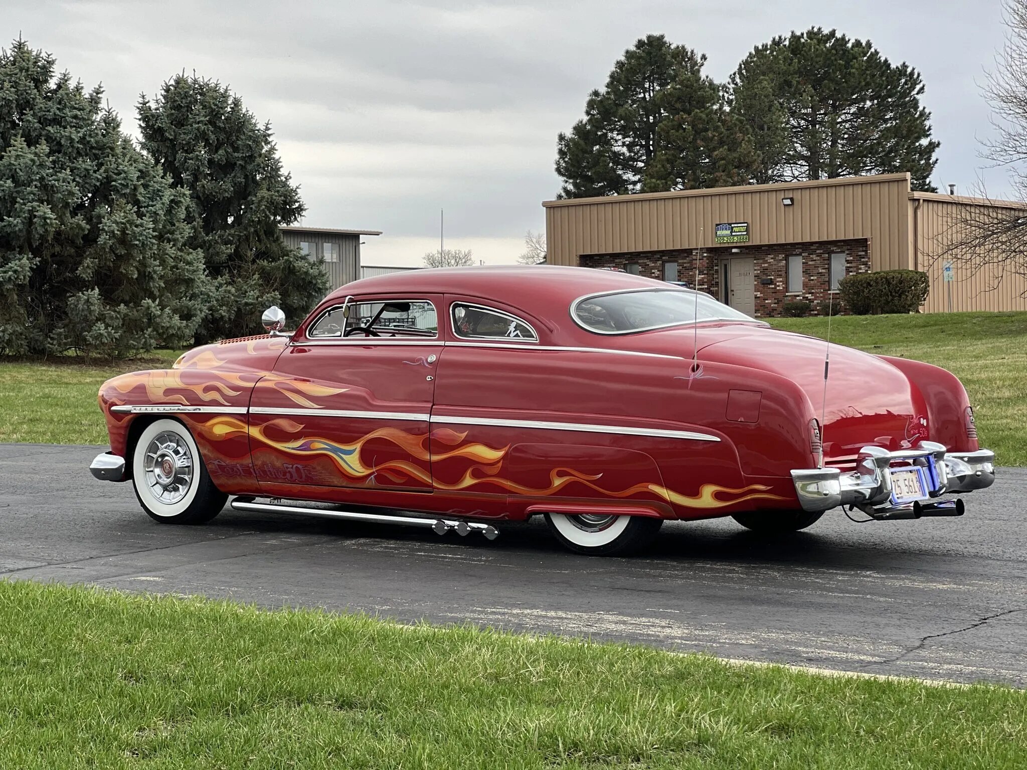 Mercury Eight Lead Sled custom chop top hot rod