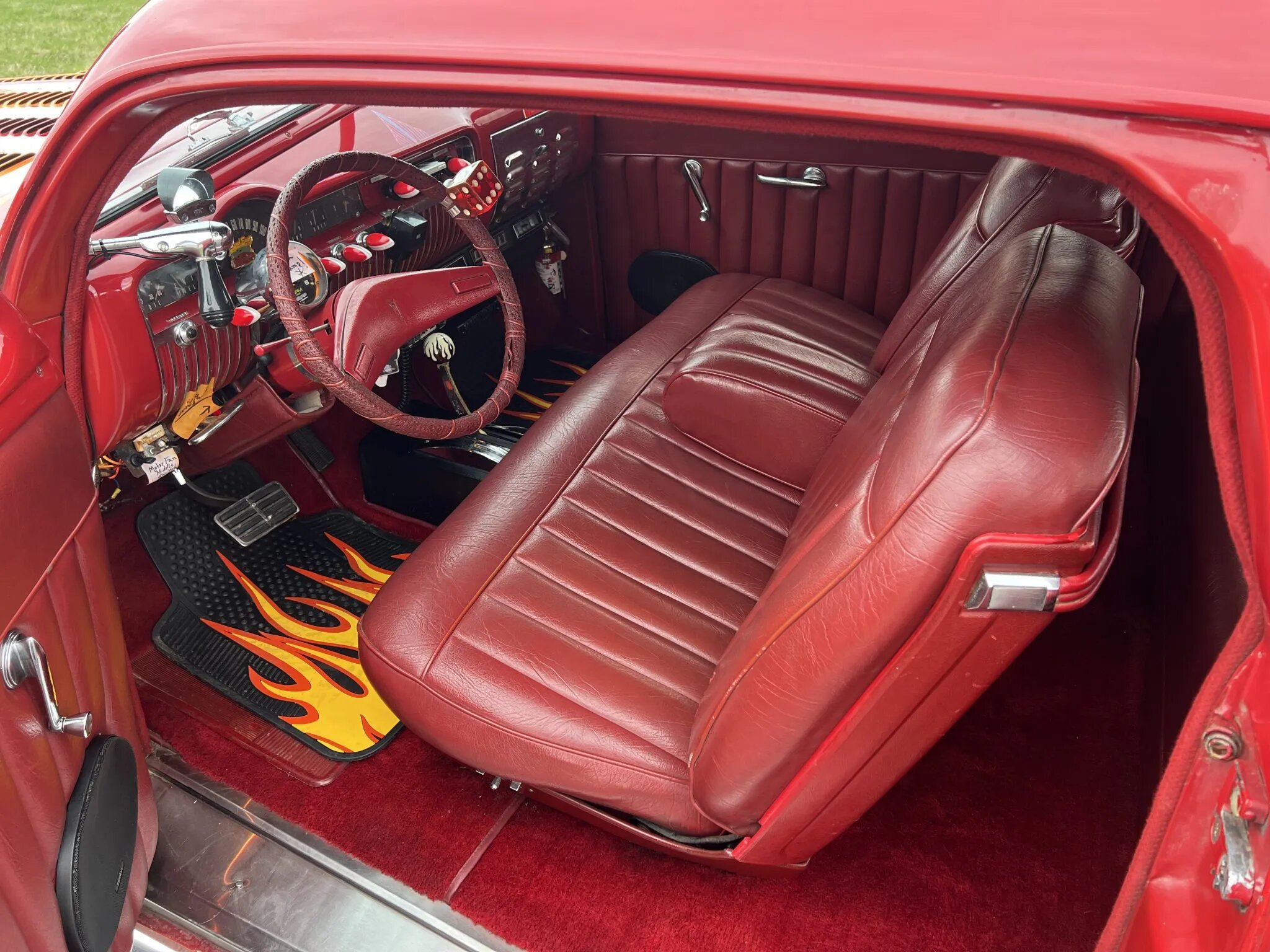 Mercury Eight Lead Sled custom chop top hot rod