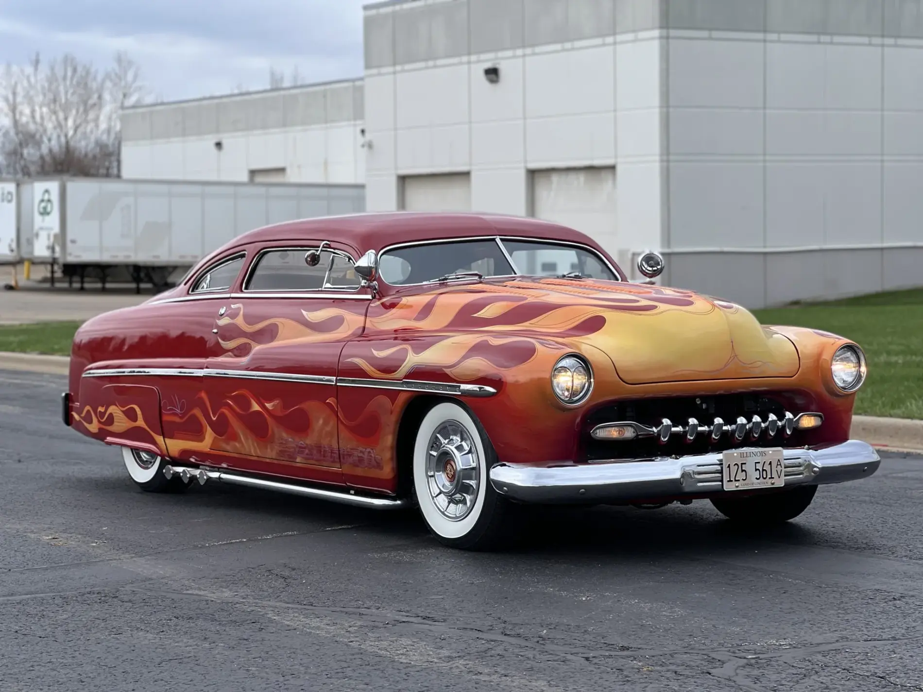 Mercury Eight Lead Sled custom chop top hot rod