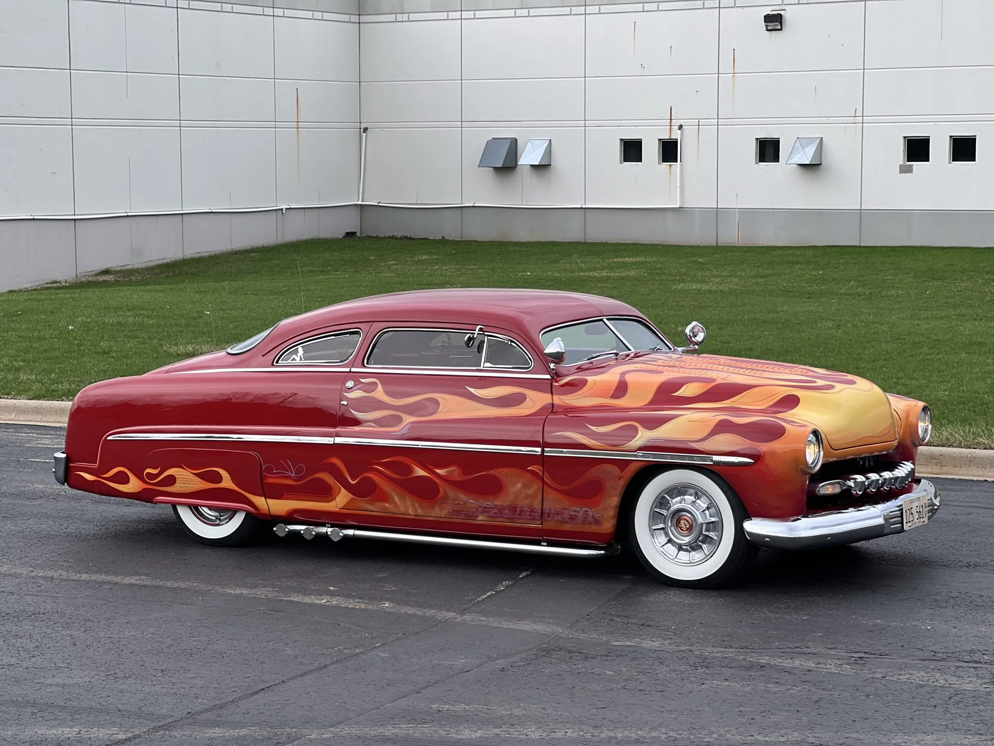 Mercury Eight Lead Sled custom chop top hot rod