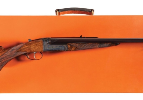 Barratt Engraved Westley Richards Droplock Double Rifle