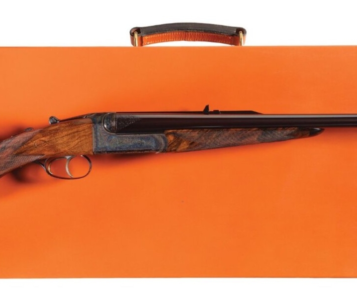 Barratt Engraved Westley Richards Droplock Double Rifle