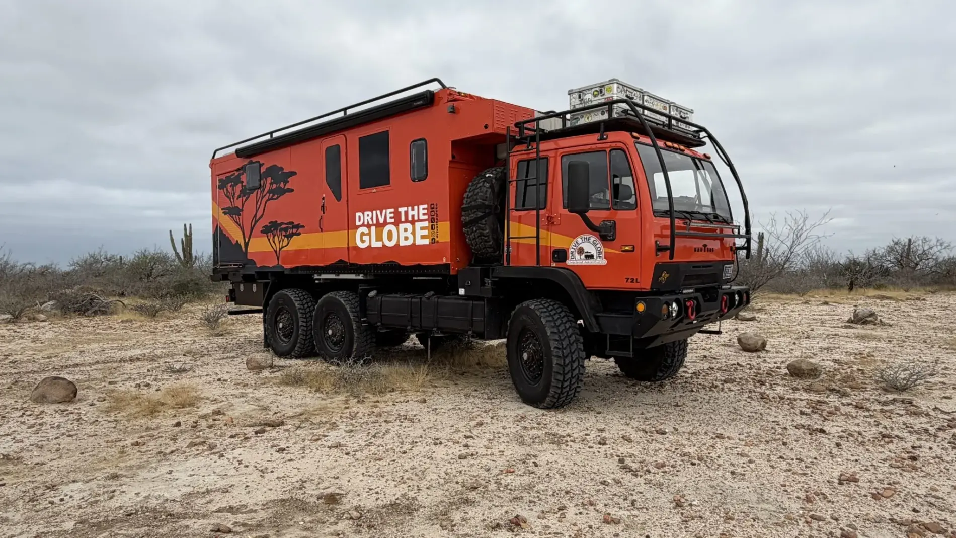 Stewart and Stevenson M1085A1 6×6 Overland Camper Conversion truck