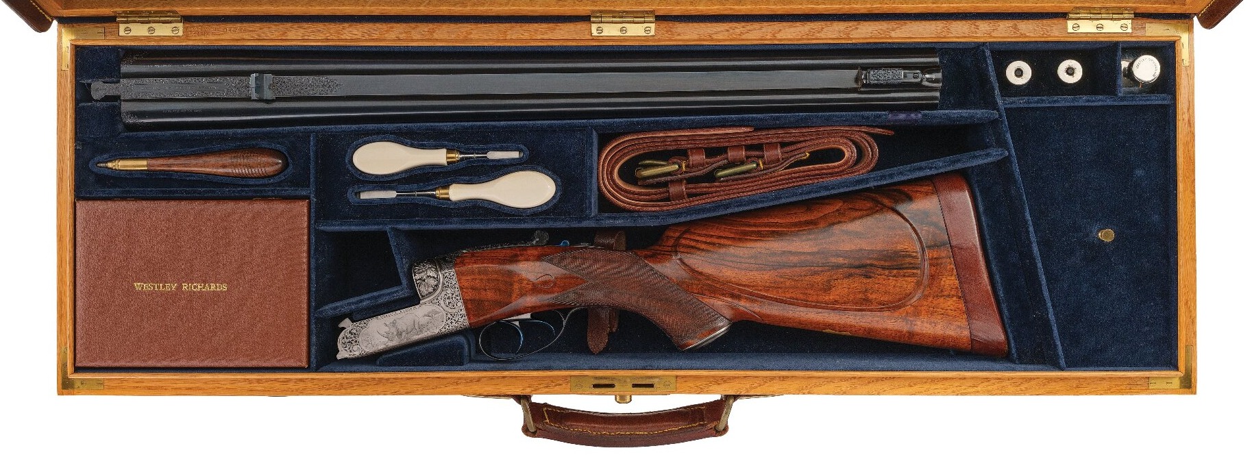 Alan Brown Engraved Westley Richards 600NE Droplock Double Rifle