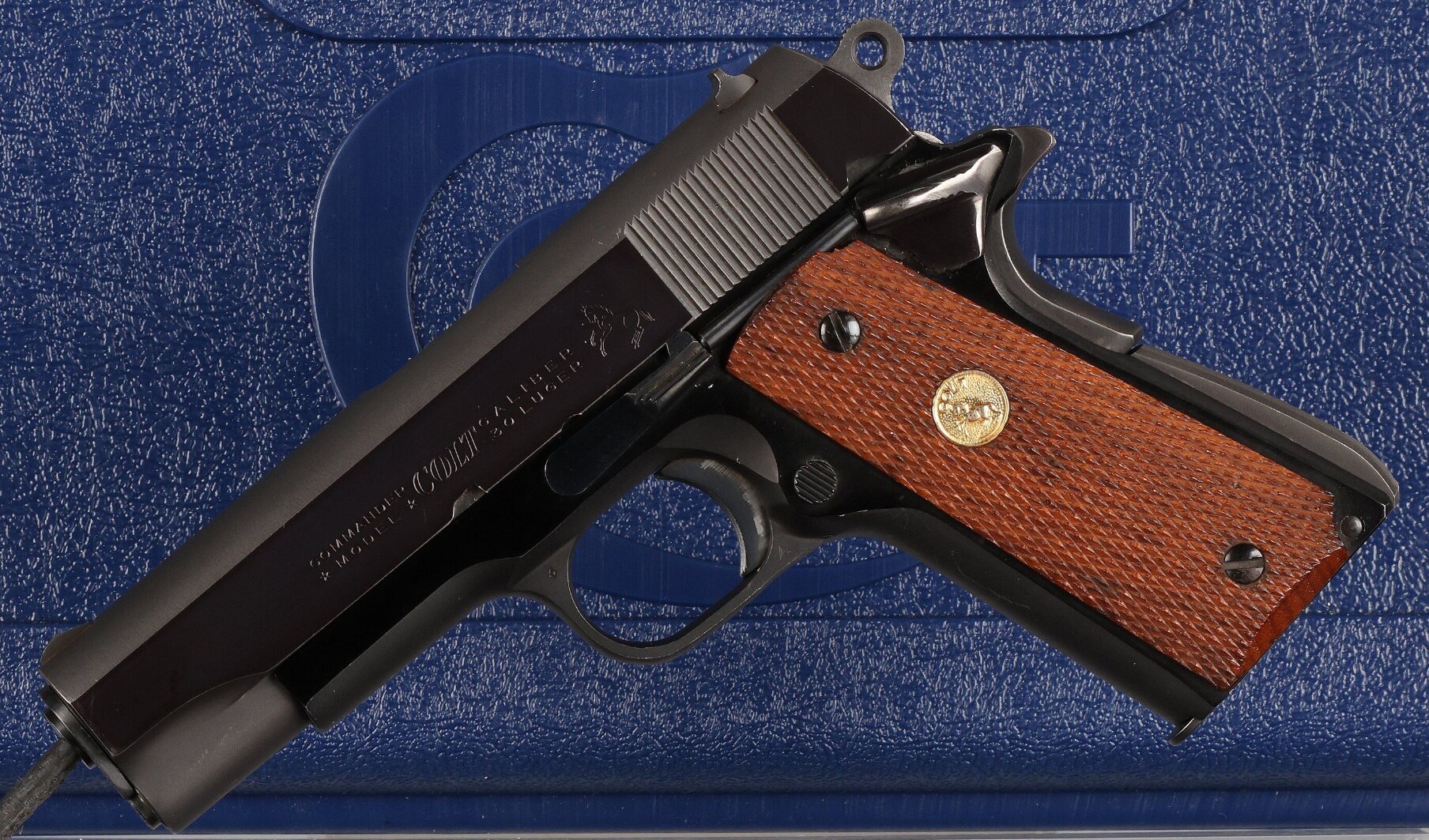 Italian Contract Colt Commander pistol chambered .30 Luger